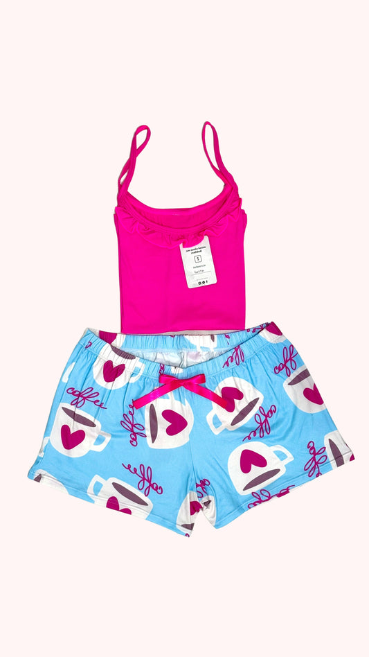 Short Acetato Golita Fuscia