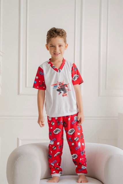 Niño Manga Corta Spiderman