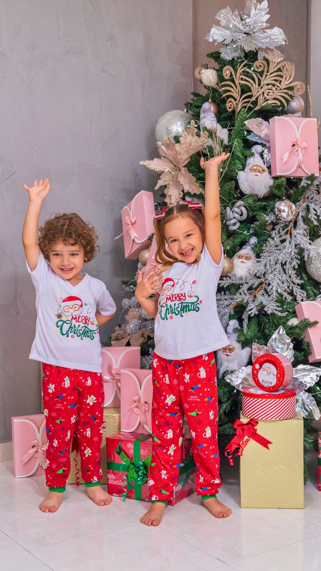 Pijamas Navideñas Niños y Niñas