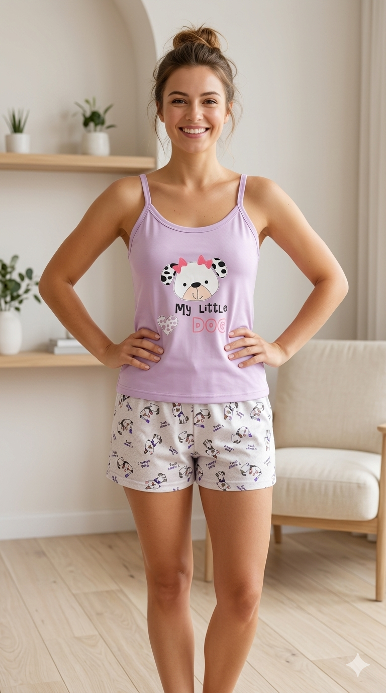 Short Algodón my little dog