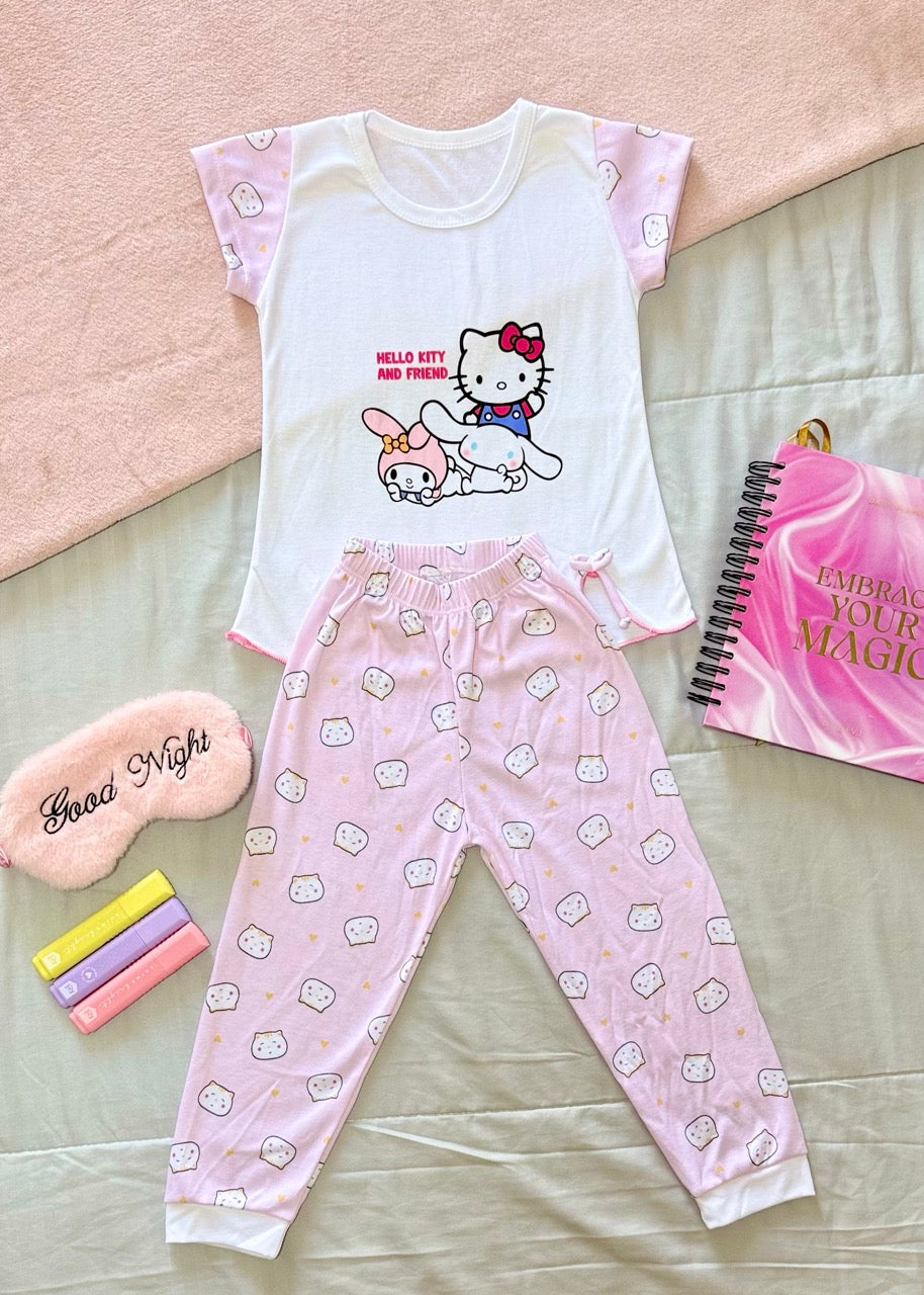 Niña Manga Corta Hello Kitty