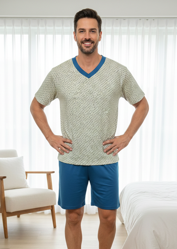 Hombre Pant Corto Aguamarina