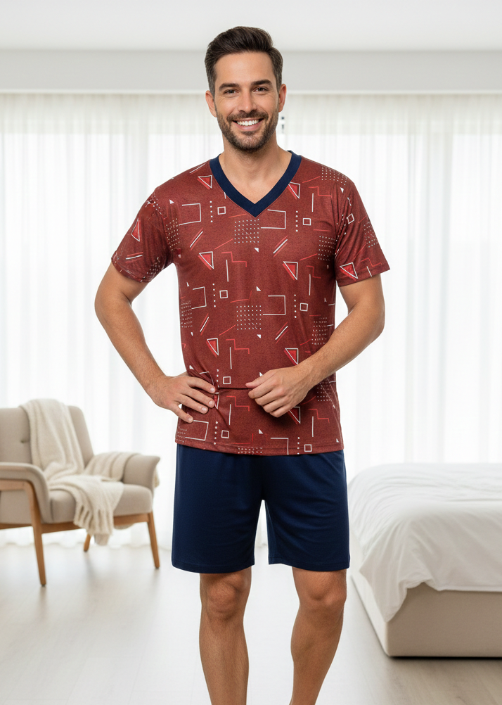 Hombre Pant Corto Azul Oscuro