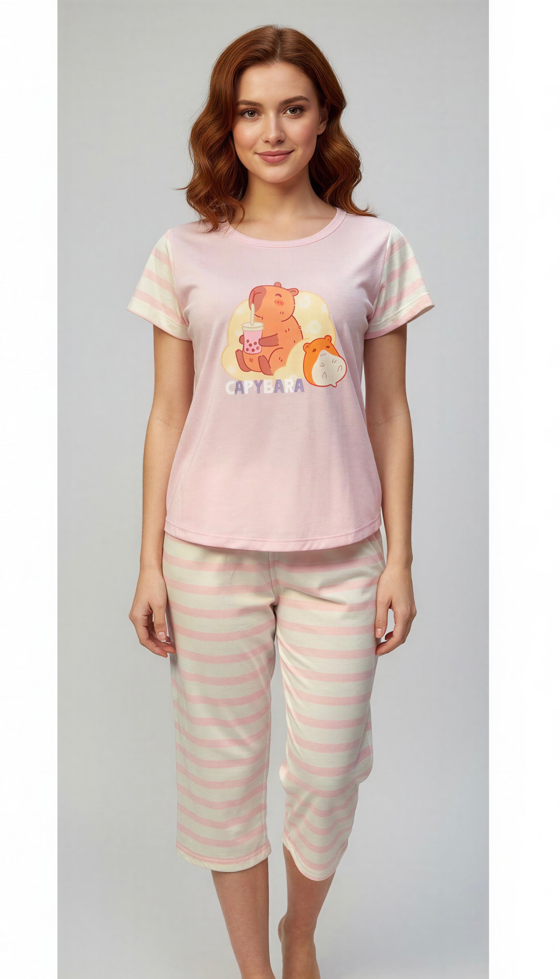 Capri en Algodón Manga Capybara