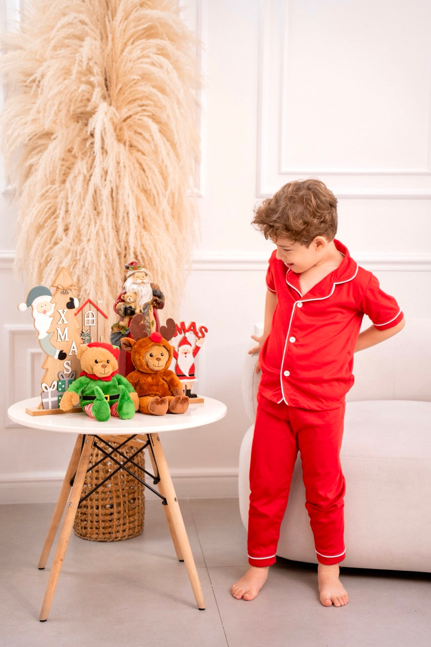 Pijama navideña roja (Bajo Pedido)