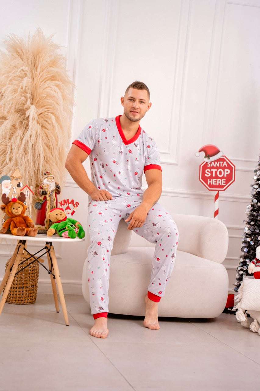 Pijama navideña Estampada